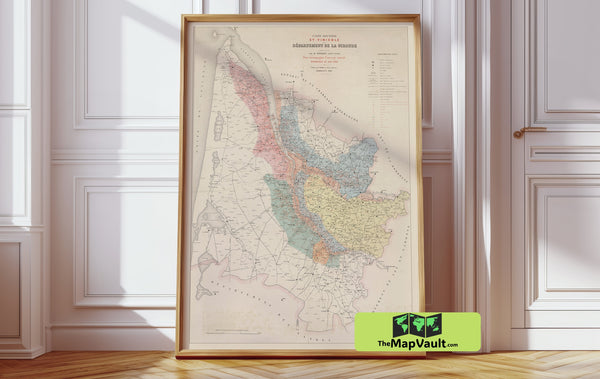 Detailed Bordeaux Wine Map – Explore France’s Gironde Region with a Refined Oenophile’s Perspective