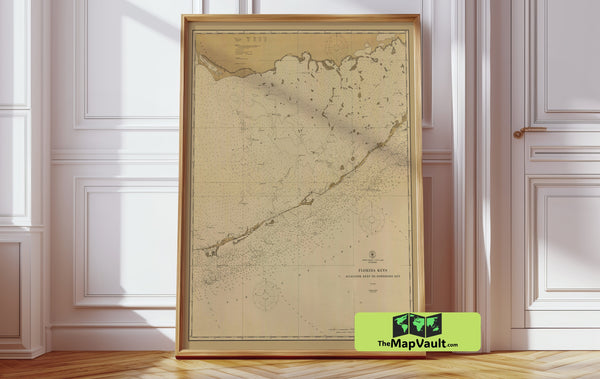 Galveston Bay 1915 Print – Gulf Coast Nautical Artwork for Texan Maritime Aficionados
