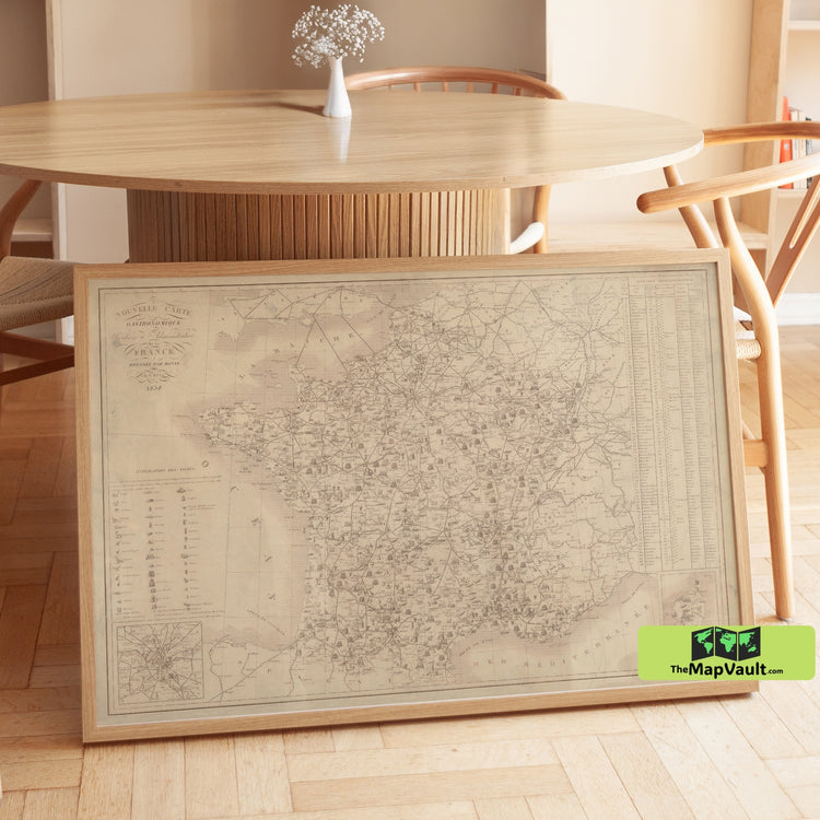 Gastronomic Map of France - A Unique Culinary and Regional Guide