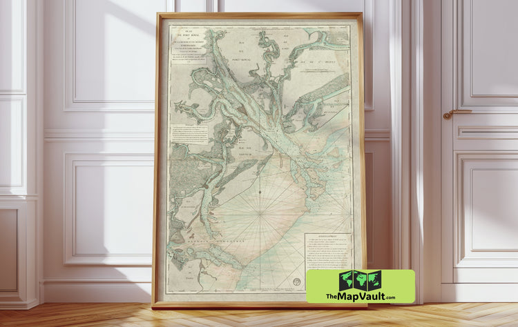 Hilton Head & Daufuskie 1778 Print - A Revolutionary-Era Lowcountry Chart for Southern History Fans