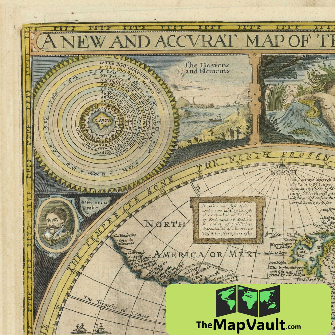 1626 Old World Map Print | TheMapVault