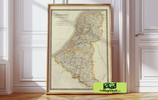 Historic Netherlands Map – Discover Holland’s Canals, Windmills, and Farmland Innovations