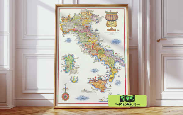 Italian Wines Illustrated – Celebrate Regional Flavors from Sicily to Sardinia with Pictorial Flair
