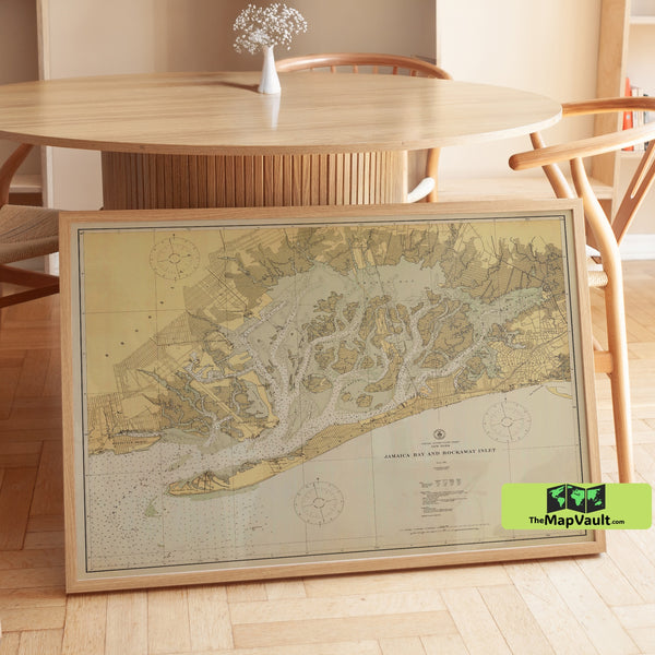 Jamaica Bay & Rockaway Inlet - 1926 Nautical Chart Print