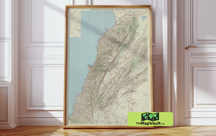 Levant Territories - Historic Map - A Landmark Depiction of Syria, Lebanon, Palestine, and Beyond